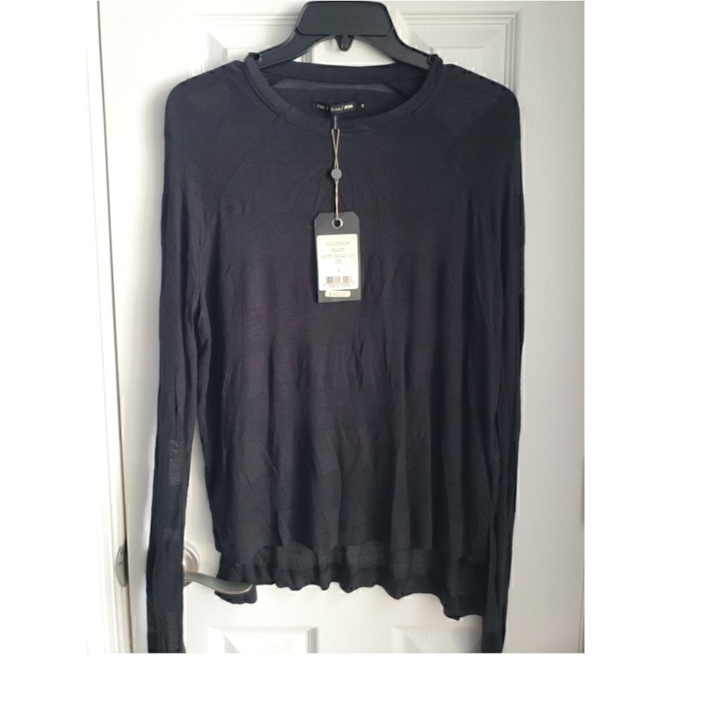 Rag & Bone Black Raglen Tee S